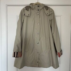 Burberry Trench Coat, Size 10